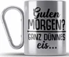 Trendation - Guten Morgen? Ganz Dünnes Eis Edelstahl Tasse Produktbild-Vorschau 1