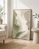 Abstraktes Poster DIN A2 - Sage Flow Wandbild in Produktbild-Vorschau 2