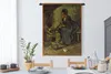 MuchoWow® Wandteppich Wandbehang Bäuerin beim Kochen am Produktbild-Vorschau 3