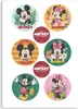 dekora - Essbare Mickey & Minnie Discs Ø 5,8 cm – 6 Stück Produktbild-Vorschau 3