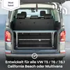 040 Parts cassetto estraibile 800mm per VW T5 T6 T6.1 Anteprima dell’immagine prodotto 5