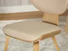 Sedia da pranzo GLENDA - beige / rovere Anteprima dell’immagine prodotto 5