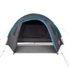 vidaXL Tente de camping dôme 4 personnes bleue étanche à Voir les images du produit 5