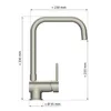 eisl Küchenarmatur FUTURA, energiesparender Wasserhahn Produktbild-Vorschau 4