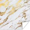 MuchoWow® Poster Marmor - Weiß - Gold - Luxus 100x100 cm - Produktbild-Vorschau 1