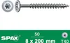 SPAX® 0251010802005 SPAX® Holzbauschrauben T40 Tellerkopf Anteprima dell’immagine prodotto 22