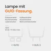Kobi, foco LED GU10, 4W, 320 lúmenes, 3000K, luz cálida Vista previa de la imagen del producto 5