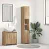 vidaXL Badschrank Artisan-Eiche 30x30x183,5 cm Produktbild-Vorschau 1