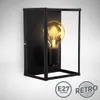 Wandlampe - retro, E27 Fassung, Metallkorpus, max. 60W, Produktbild-Vorschau 1