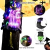 Abstürzende Hexe in Baum Halloween-Dekorationen mit LED Produktbild-Vorschau 2