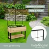 holz4home® Hochbeet mit Rankgitter aus Metall I Aus Produktbild-Vorschau 2