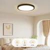 ZMH Deckenlampe LED Ø18cm  Schwarz 15W Küchenlampe Rund Produktbild-Vorschau 6