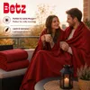 Betz 3 Stück Fleecedecke Kuscheldecke Wohndecke in Größe Produktbild-Vorschau 5