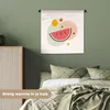 MuchoWow® Wandteppich Wandbehang Wassermelone - Obst - Produktbild-Vorschau 4