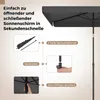 Ombrellone da balcone COSTWAY 210x130 cm, ombrellone Anteprima dell’immagine prodotto 6