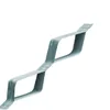 A gray fitness band with a diamond-shaped pattern against a white background. Produktbild-Vorschau