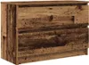 vidaXL TV skrinka vzhľad starého dreva 80x35x54 cm materiál Náhľad obrázku produktu 1