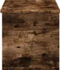 vidaXL Truhla kouřový dub 90x35x35 cm materiál na bázi Náhled obrázku produktu 5