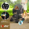 LOVPET® Hundewagen 2in1 Hundebuggy Hundebox Transporttasche Produktbild-Vorschau 3