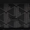 A close-up of a black bag with a geometric pattern and a black crocodile logo. Náhľad obrázku produktu