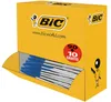 A display box of BIC blue ballpoint pens. Podgląd zdjęcia produktu