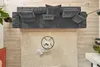KAWOLA Flatterkissen SEPHI groß Cord Vintage anthrazit Produktbild-Vorschau 7
