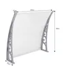 Vordach 100×100cm Haustürdach Überdachung Pultvordach Produktbild-Vorschau 3