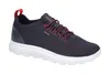 A single navy blue Geox sneaker with red accents and a white sole is shown against a white background. Produktbild-Vorschau