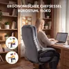 Ergonomischer Bürostuhl Chefsessel aus Velours, 14 cm Produktbild-Vorschau 5