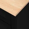 Sideboard 115 cm, 3 Türen, 1 Schublade, ausziehbare Regale, Produktbild-Vorschau 12