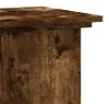 vidaXL Stojan na rastliny údený dub 33x33x80 cm materiál na Náhľad obrázku produktu 6