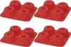 4er Set Silikon Muffin Backform - Silikonbackform - Produktbild-Vorschau 1
