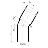 POLOPLAST POLO-KAL XS, Bogen, DN 32/30, 1 Stk. Produktbild-Vorschau 5