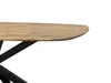 Zita Home Table de salle à manger danoise ovale - 200 cm - Voir les images du produit 3