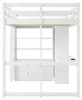 Lit mezzanine 140 x 200 cm avec bureau, éclairage LED et Voir les images du produit 10