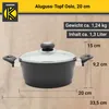 Karl Krüger 22020O Aluguss-Topf Oslo mit Glasdeckel, 20 cm Produktbild-Vorschau 5