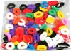 100 Stück Bunte Haargummis Gummis Zopfgummis Zopfhalter Produktbild-Vorschau 1