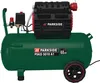 A green air compressor with a black and red motor unit, shown from a front-side angle on a white background. Produktbild-Vorschau