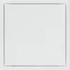 A plain white square access panel with a thin black border. Produktbild-Vorschau