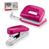 Novus Twinset Heftgerät E15/ Locher E 210 fresh pink/grau, Produktbild-Vorschau 6