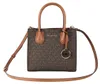 Bolso Michael Kors Mercer Akkordeon con logo, color marrón Vista previa de la imagen del producto 6