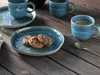 CreaTable, 21510, Yuki Grün-blau, Brotteller 4-tlg, Produktbild-Vorschau 3