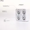 Schutzkontakt-Steckdose 4-fach McPower ''Finery'', Produktbild-Vorschau 4