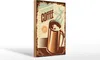 Holzschild Retro 20x30cm Kaffee fresh brewed Coffee Produktbild-Vorschau 2