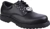A black Skechers men's shoe is shown from a side angle against a white background. Náhled obrázku produktu