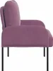 vidaXL Sofas mit Kissen 55cm Lila Sperrholz Produktbild-Vorschau 5