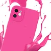 Cadorabo Hülle für Apple iPhone 12 Schutz Hülle in Pink TPU Produktbild-Vorschau 3