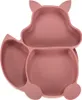 Silikonové nádobí pro děti veverka tmavě růžová Náhled obrázku produktu 3