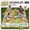 DETEX® Picknickdecke Campingdecke XXL 200x200 cm Produktbild-Vorschau 2