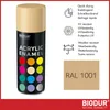BIODUR Sprühlack - Beige RAL 1001 Glänzend - 400ml – Produktbild-Vorschau 2